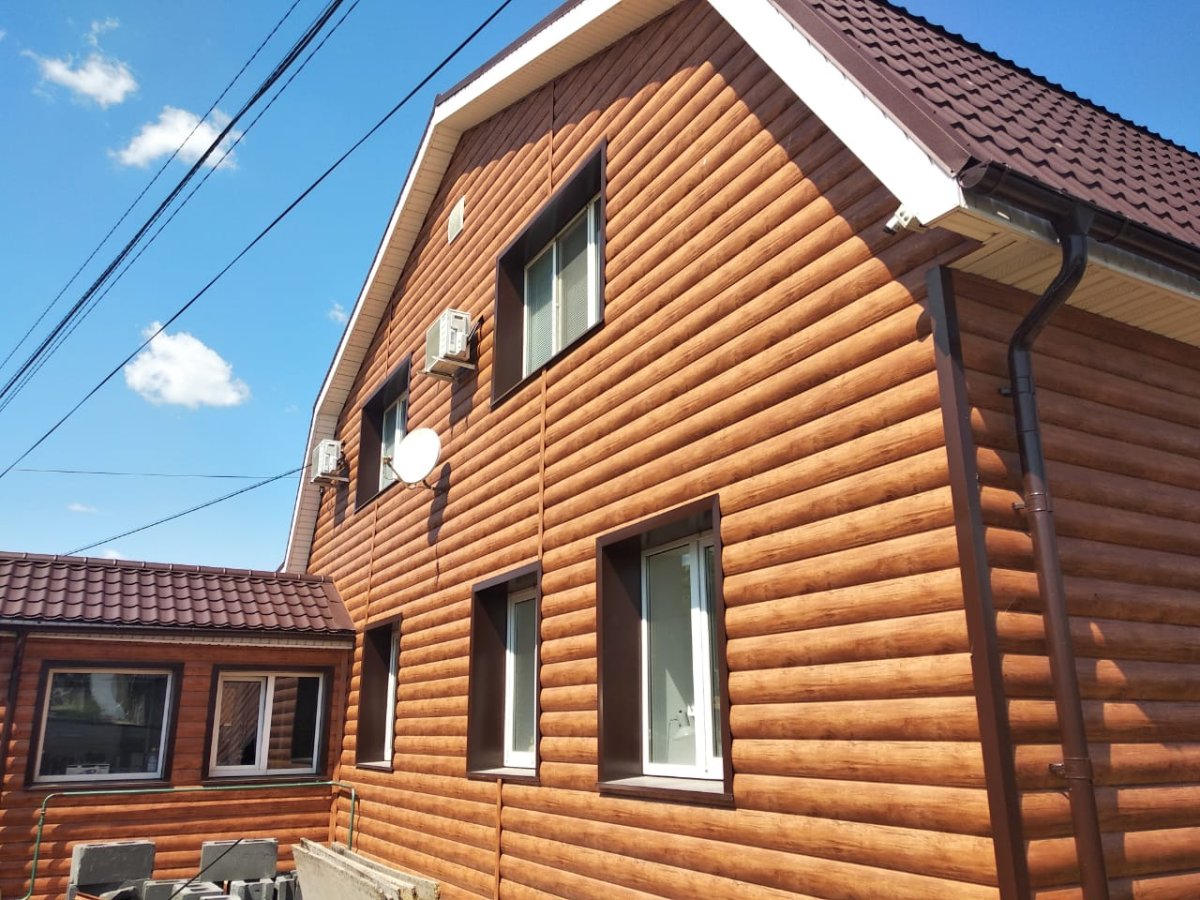 Дом цвет рябина