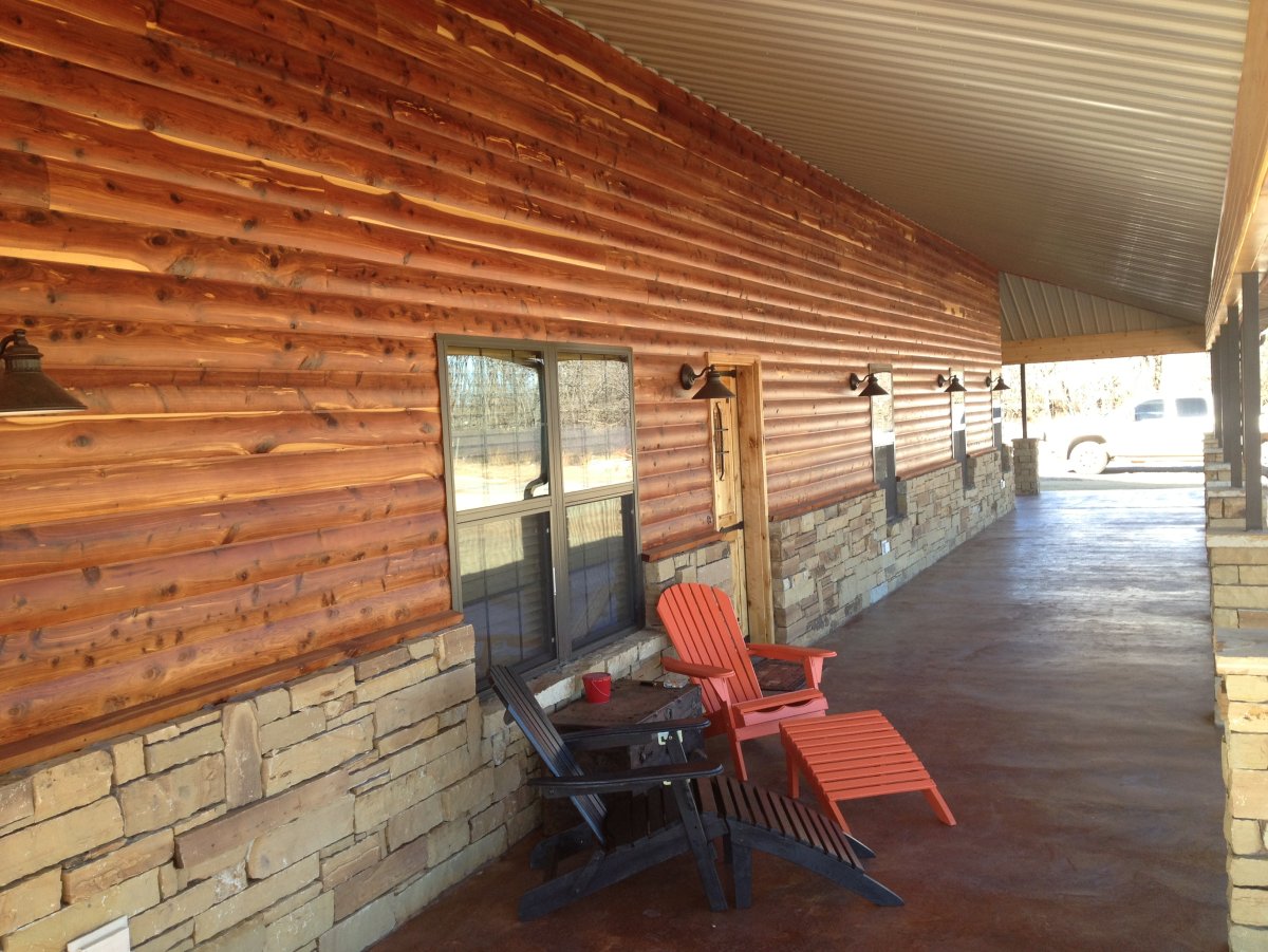 Отделка веранды блок хаусом