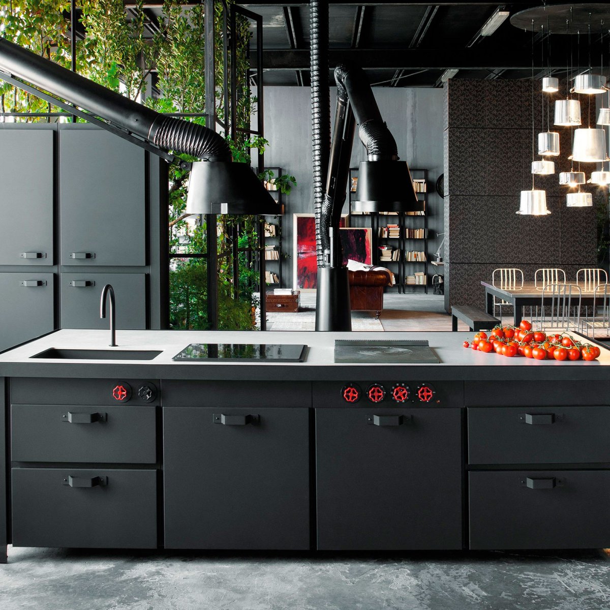 Профессиональная кухня в квартире