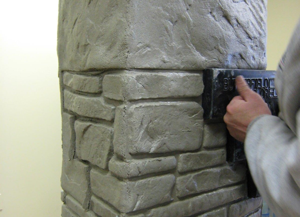 Искусственный камень из штукатурки