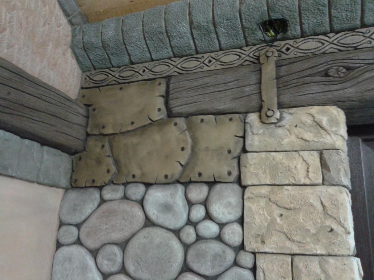 Штукатурка под кирпич