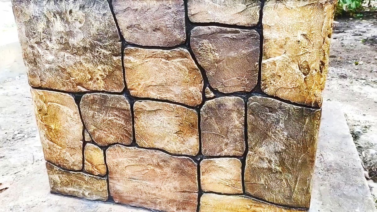 Имитация старого кирпича для внутренней отделки