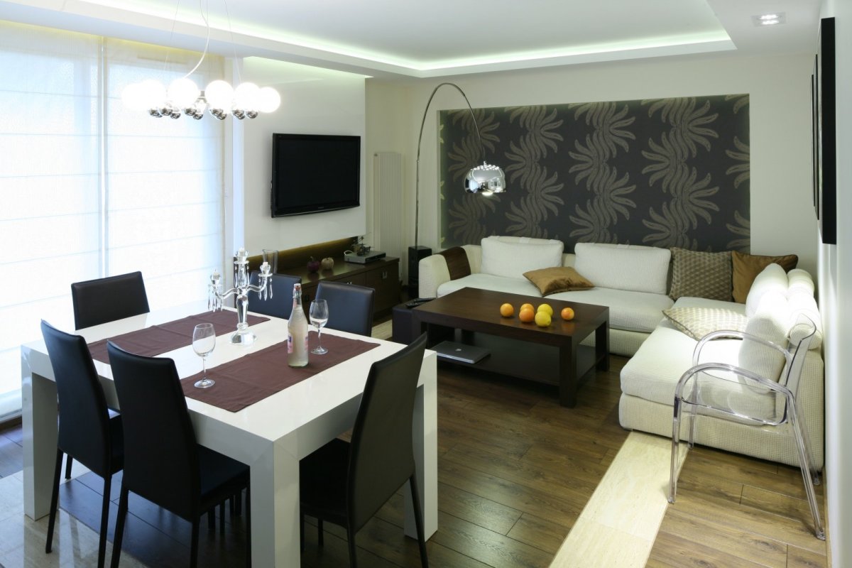 Гостиная Объединенная со столовой