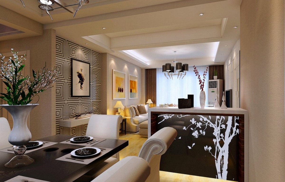 Интерьер кухни столовой