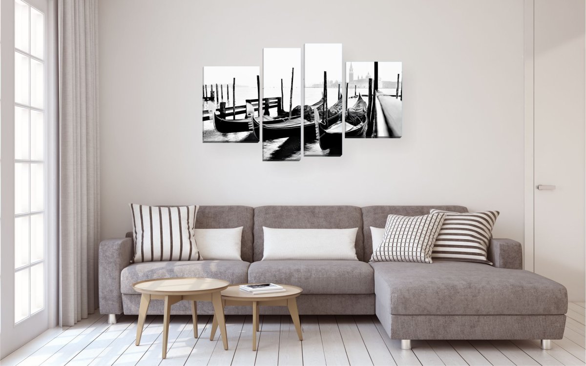 Интерьер в черно белых тонах