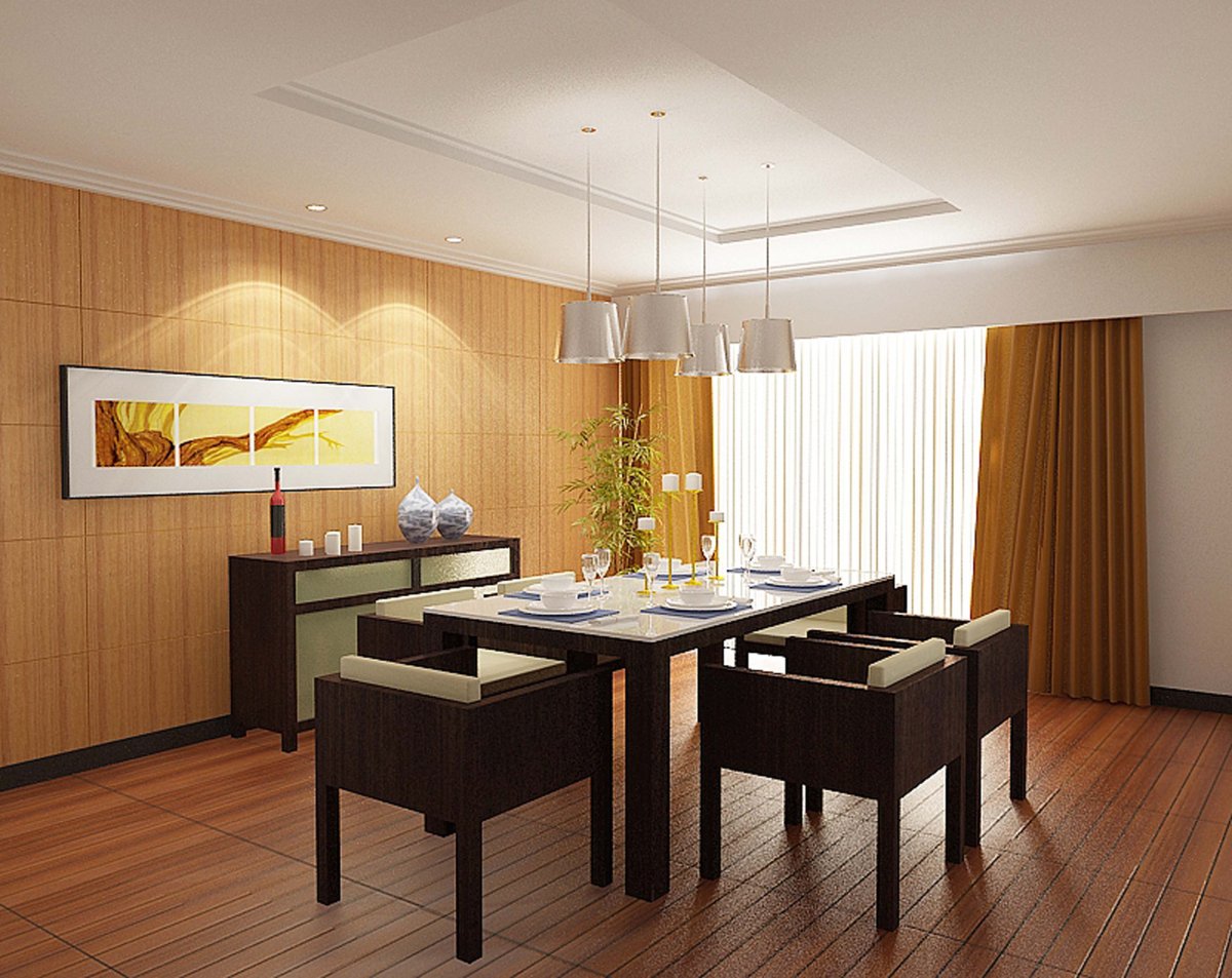 Диван в середине комнаты