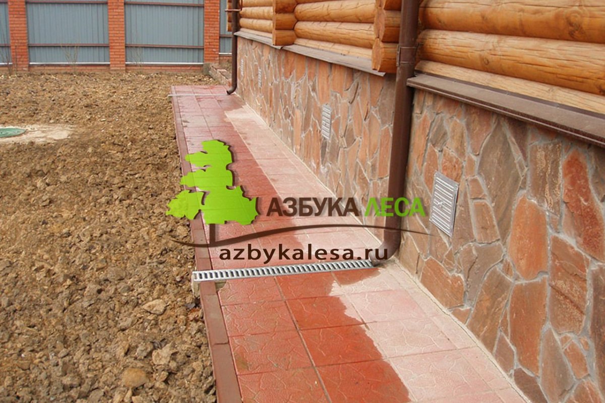 Отделка отмостки керамогранитом