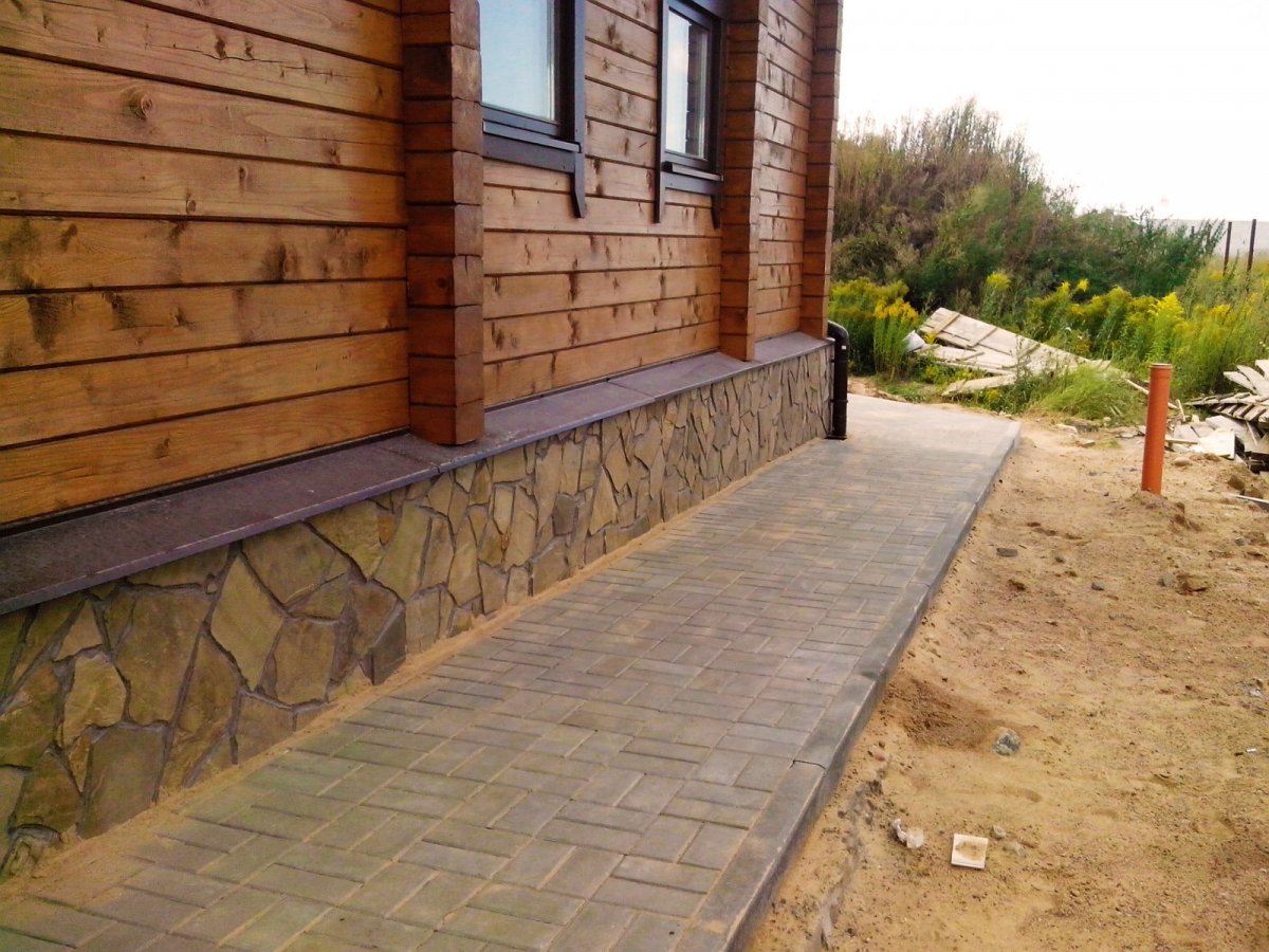 Отмостка вокруг дома