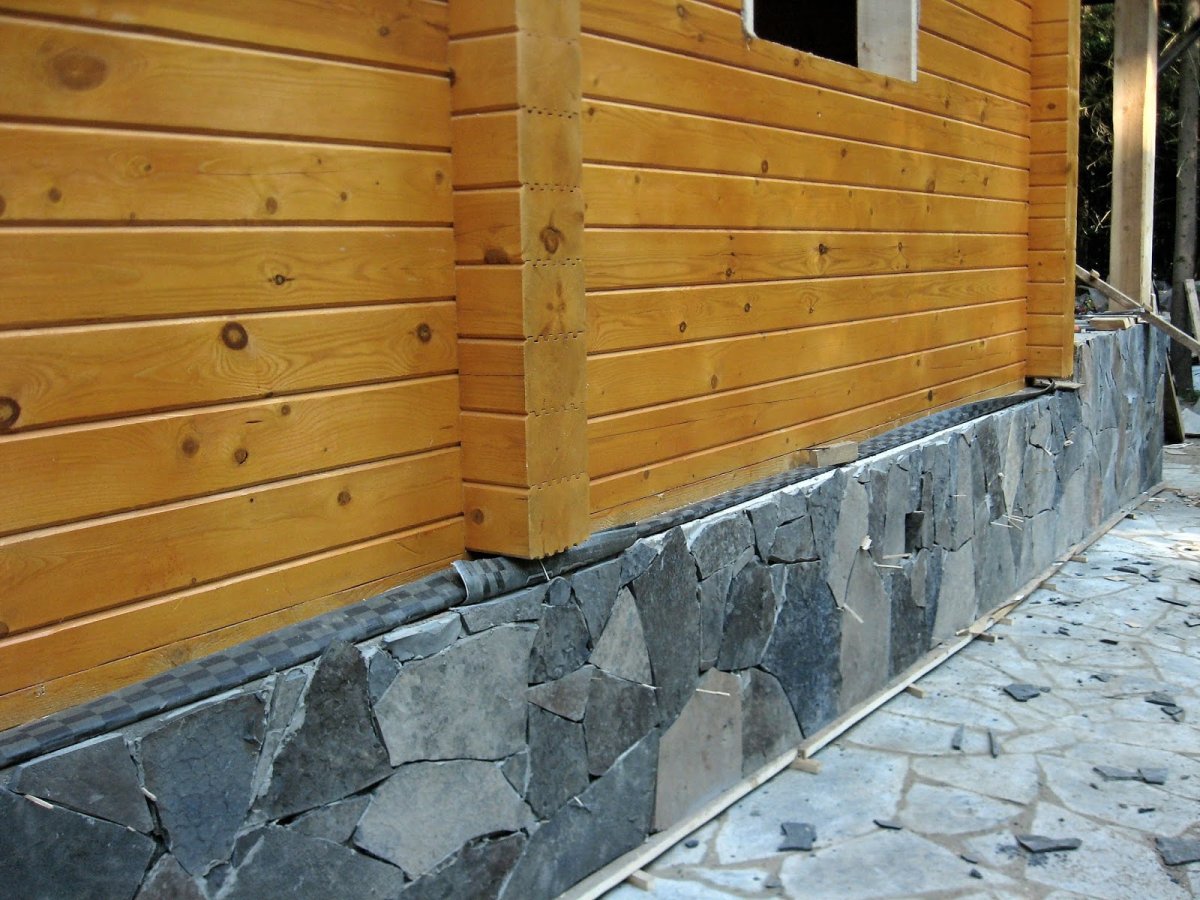 Отмостка вокруг бани