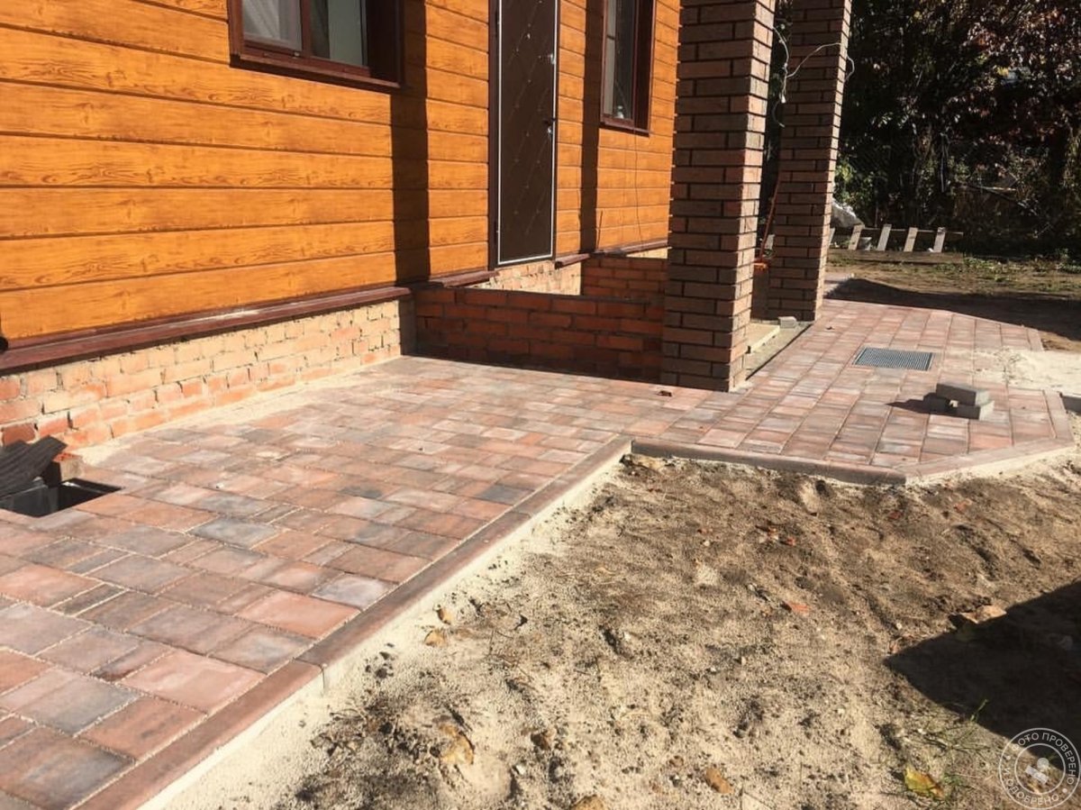 Отделка отмостки