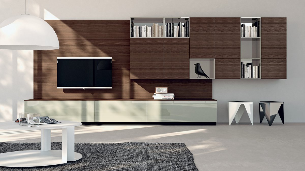 Модульная система с панелью для ТВ