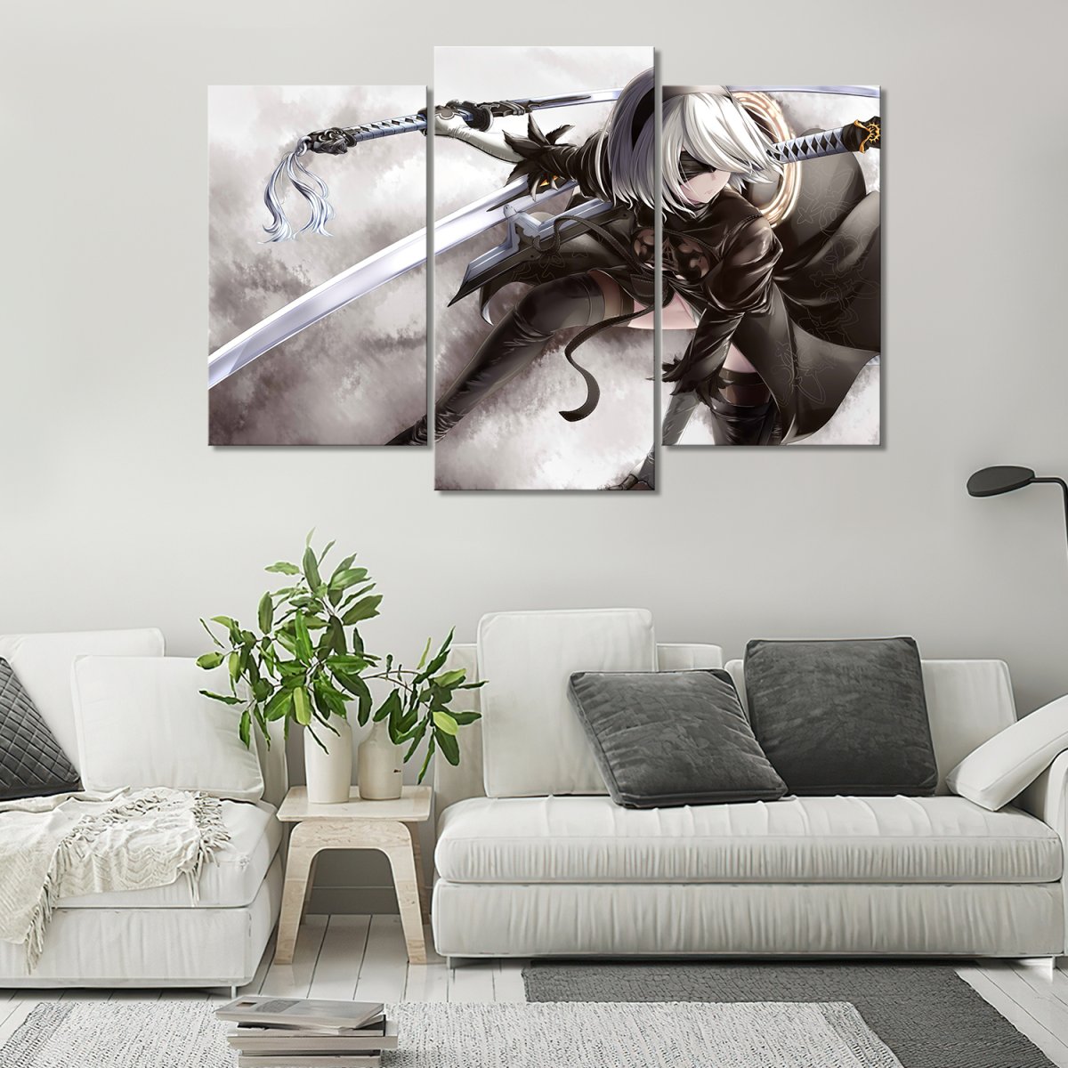 Картины над диваном