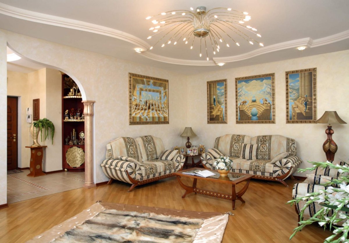 Картины гостиная зеленые