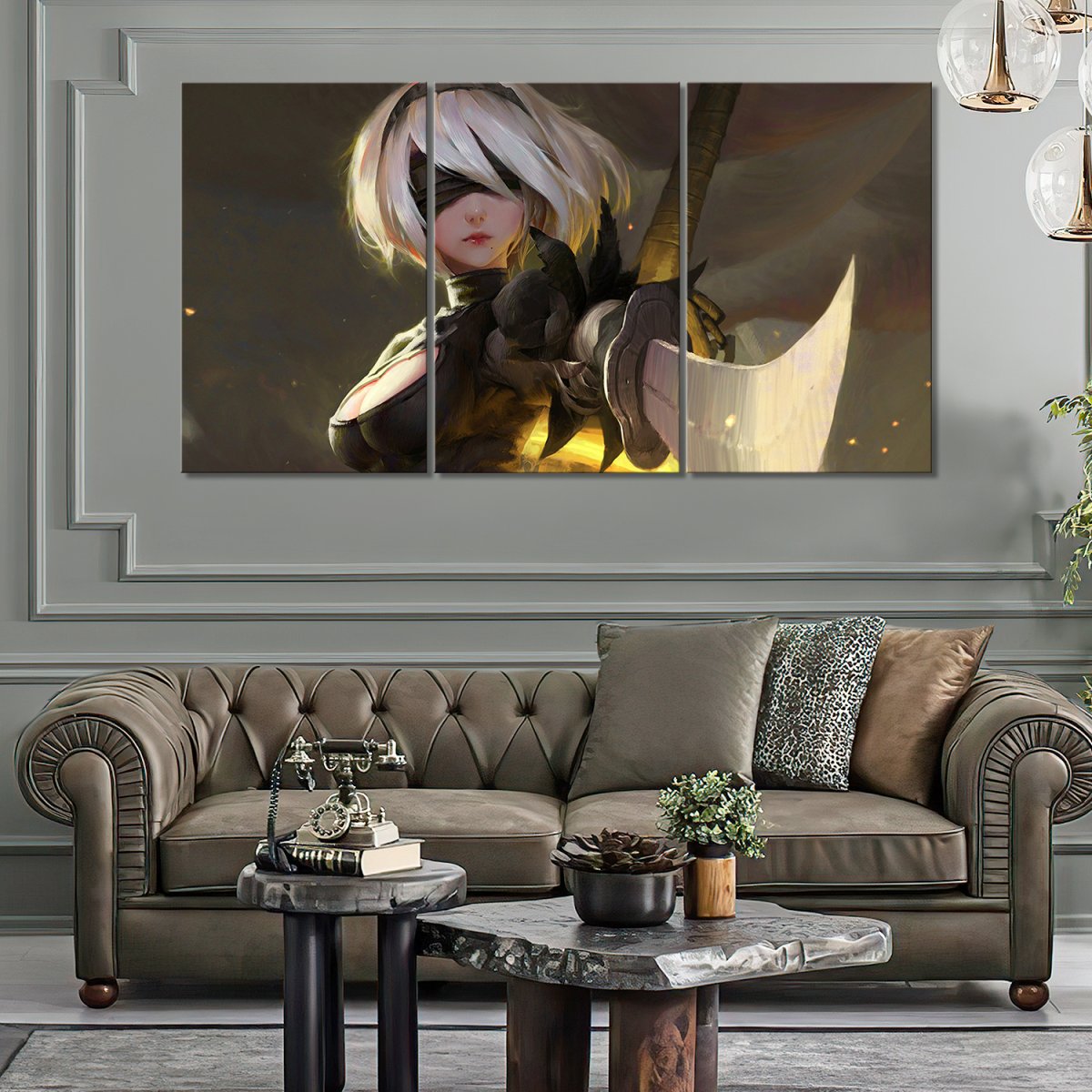 Декор на стену в гостиную