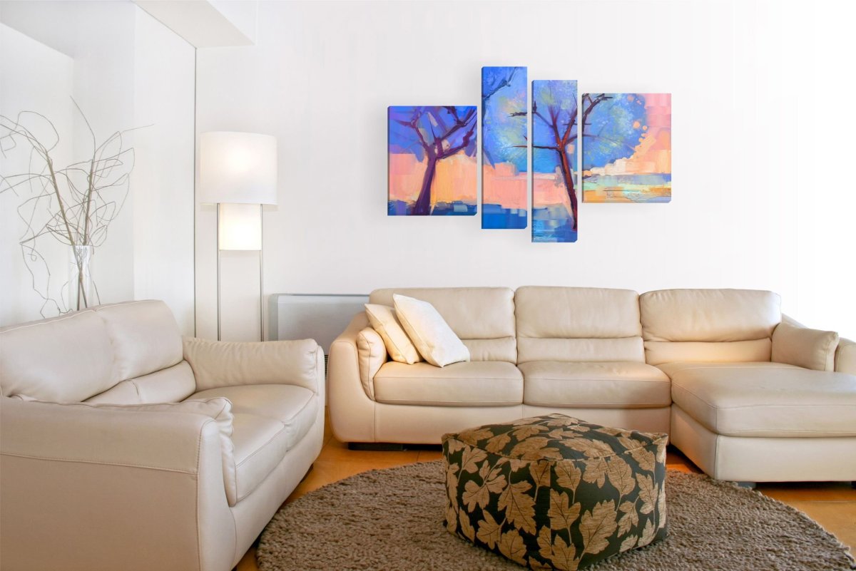 Интерьер комнаты с картиной