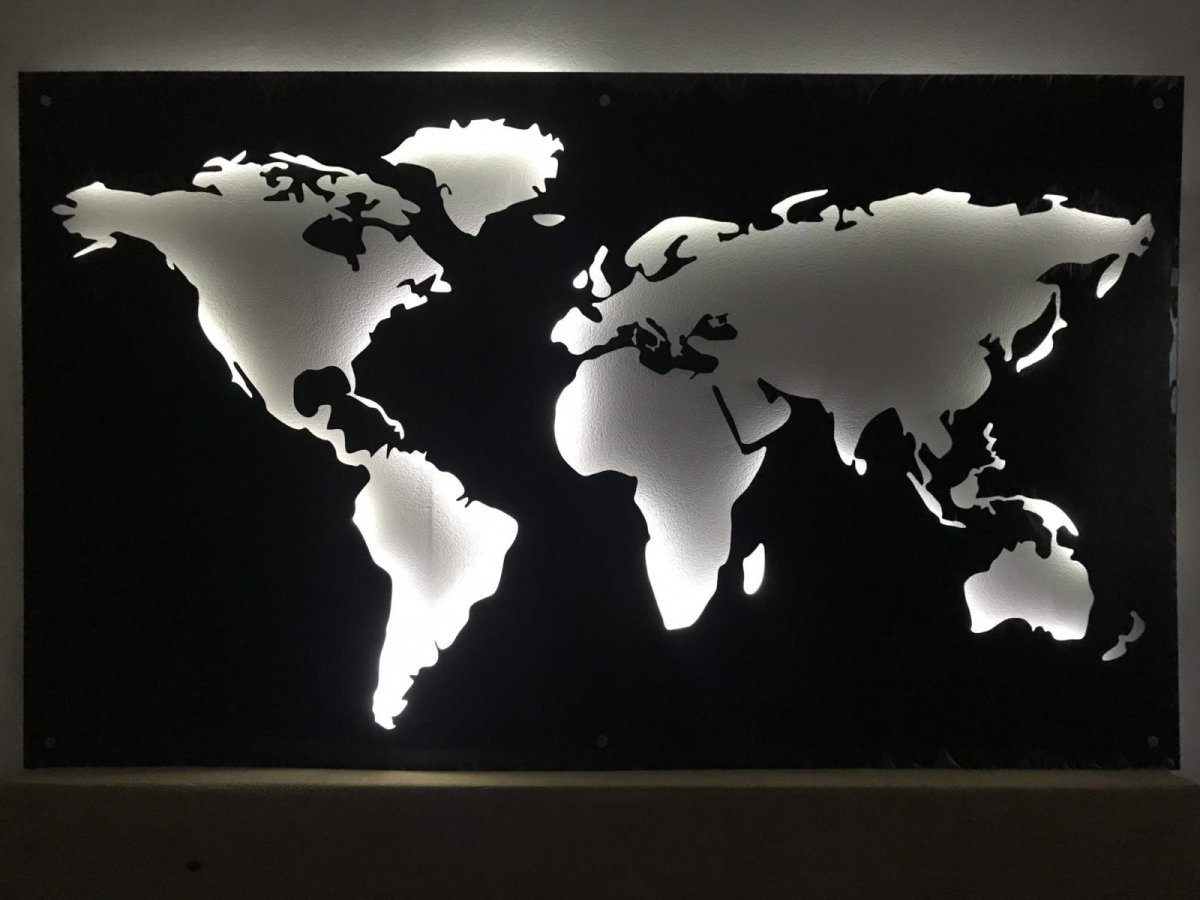 World Map Wall decoration 130см 78см