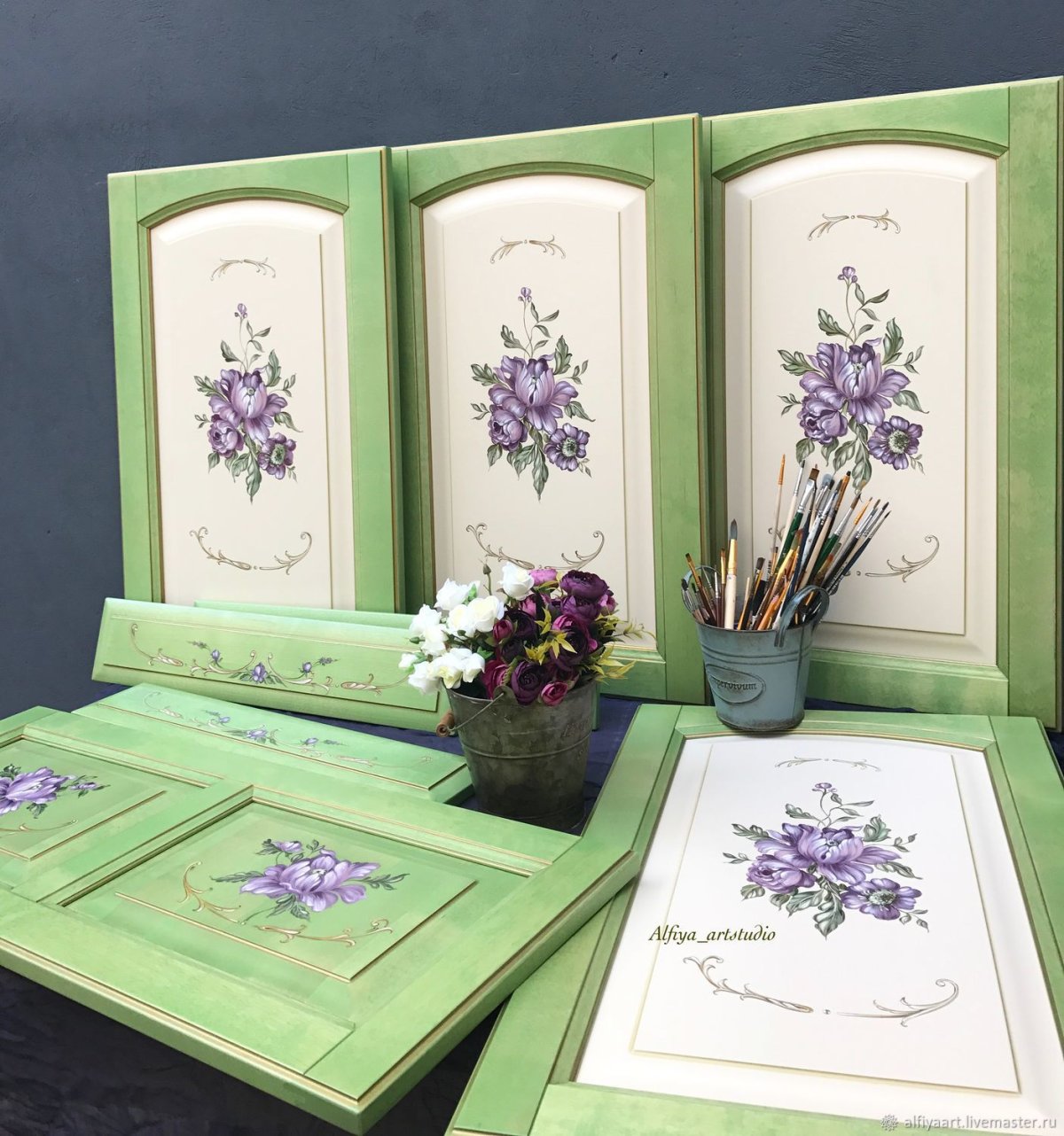 Витраж на кухню своими руками