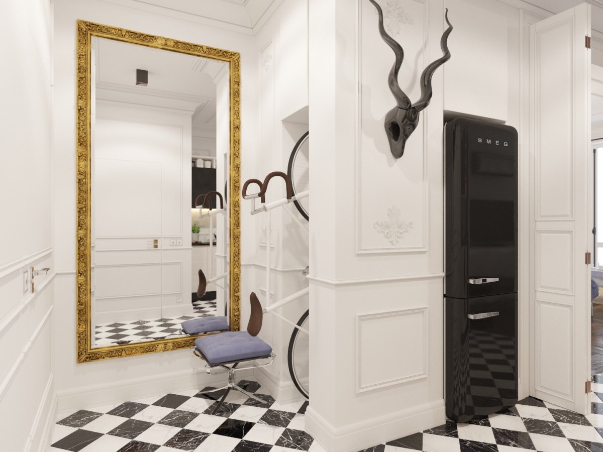 Прихожая в стиле Фьюжн