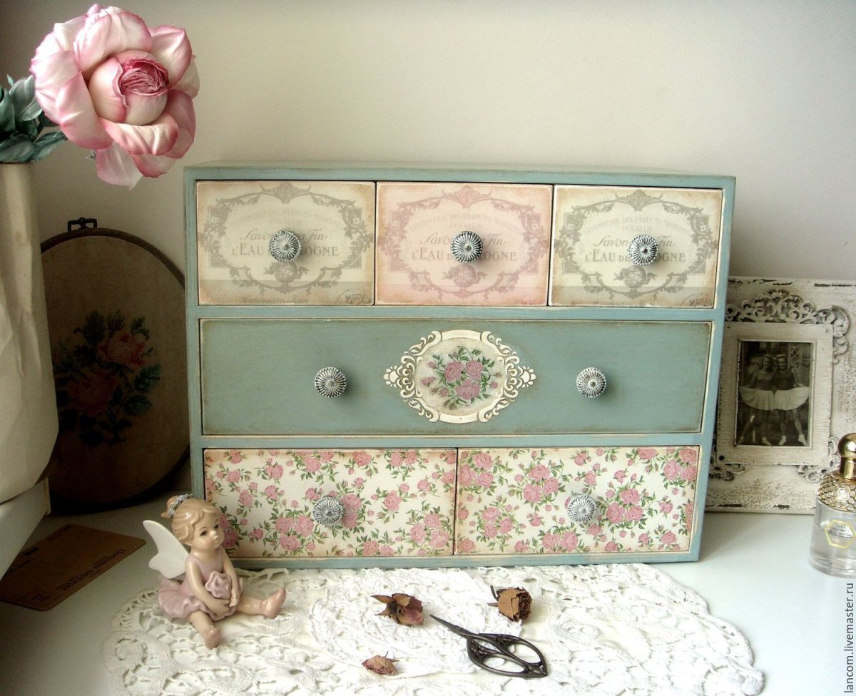 Комод икеа в шебби Шик