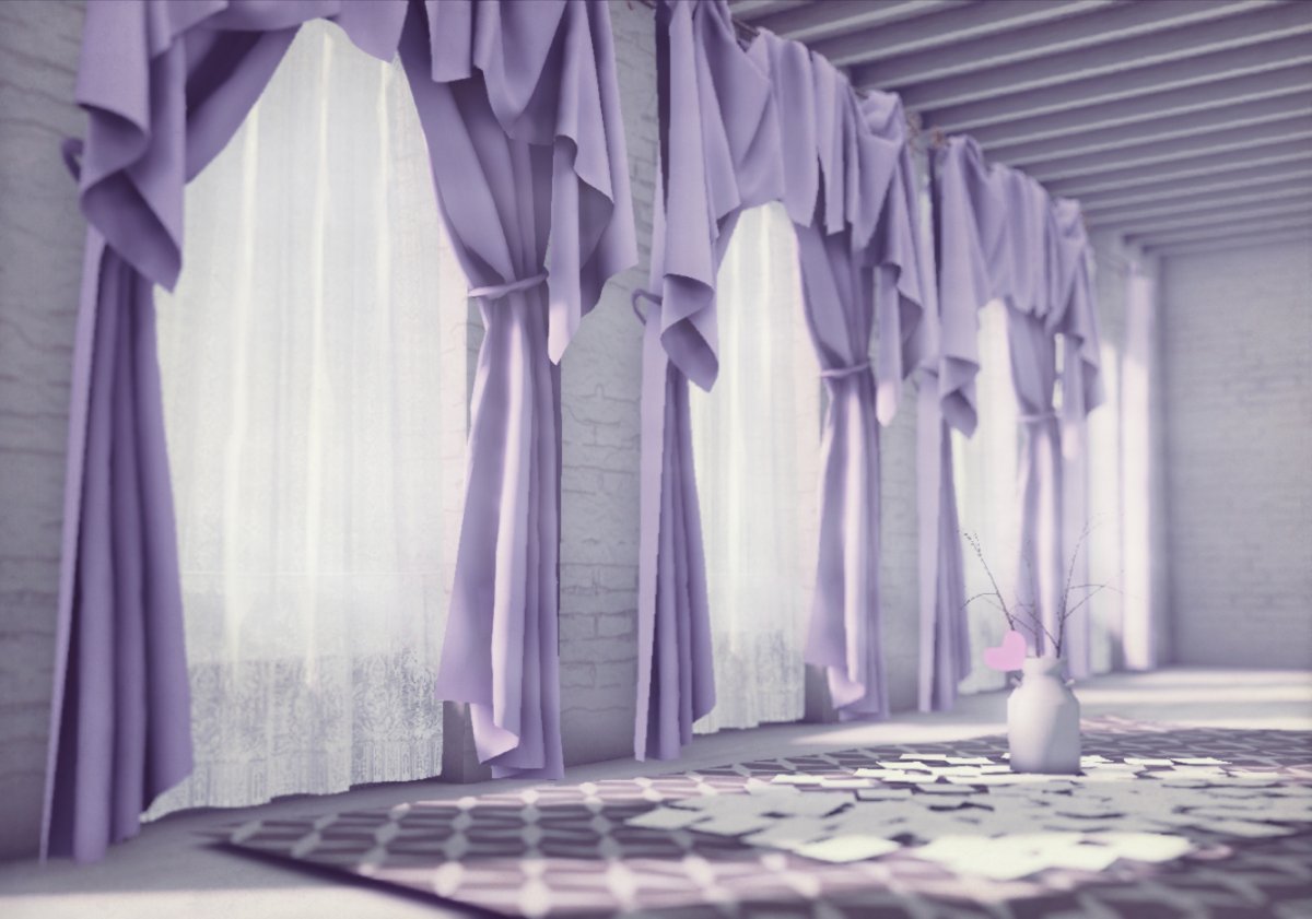 Красивая реклама штор