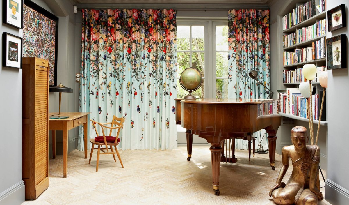 Шторы в стиле Эклектика