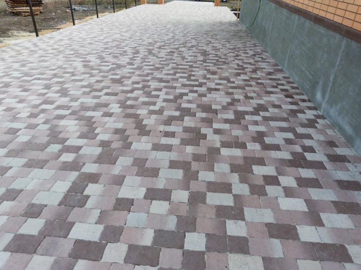 Тротуарная плитка Венеция цвет и варианты укладки