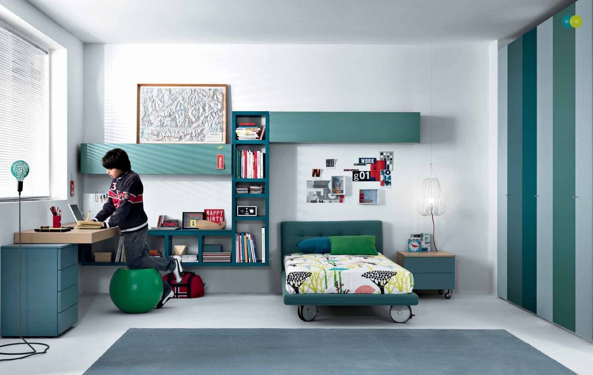 Спальня для двух мальчиков школьников