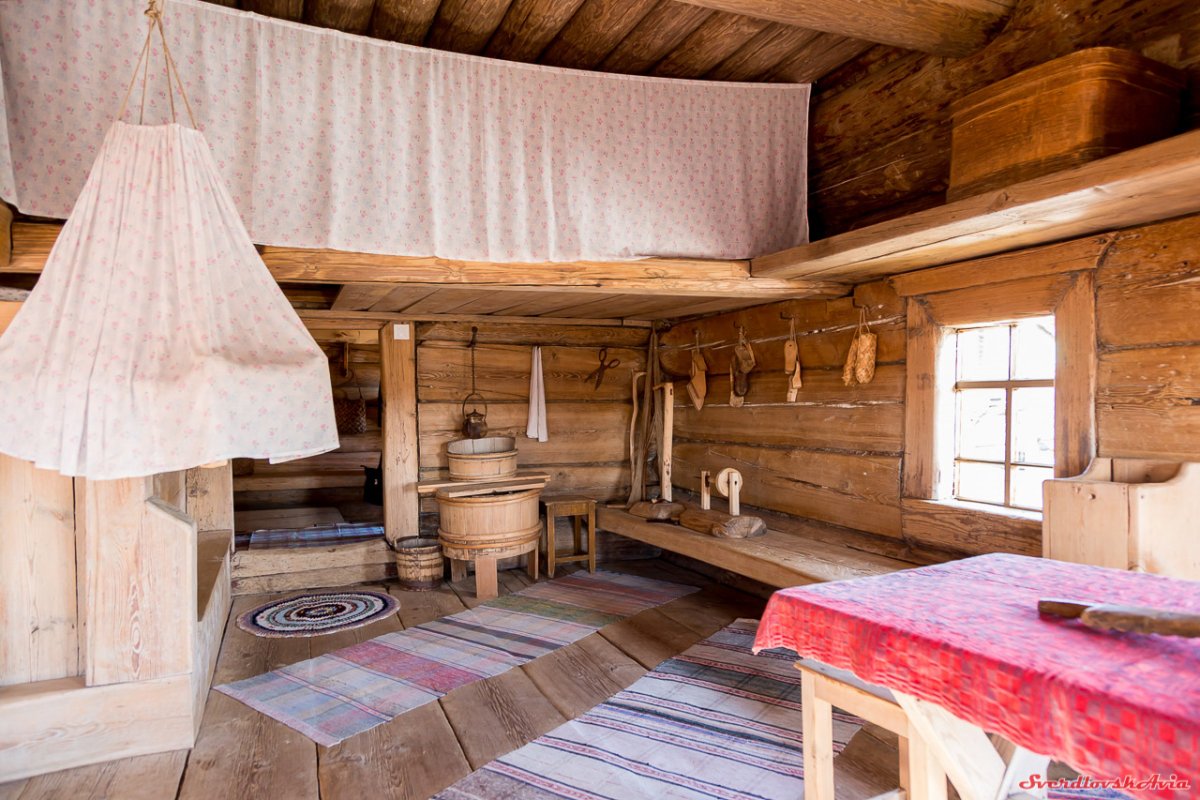 Изба крестьян 17 века в России