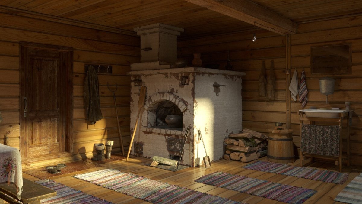 Русская изба убранство русской избы