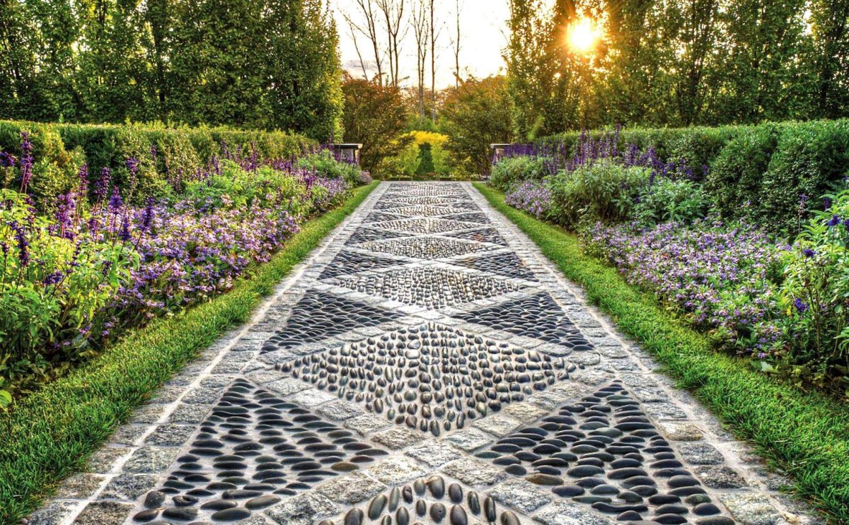 Парк Галицкого дорожки мощение