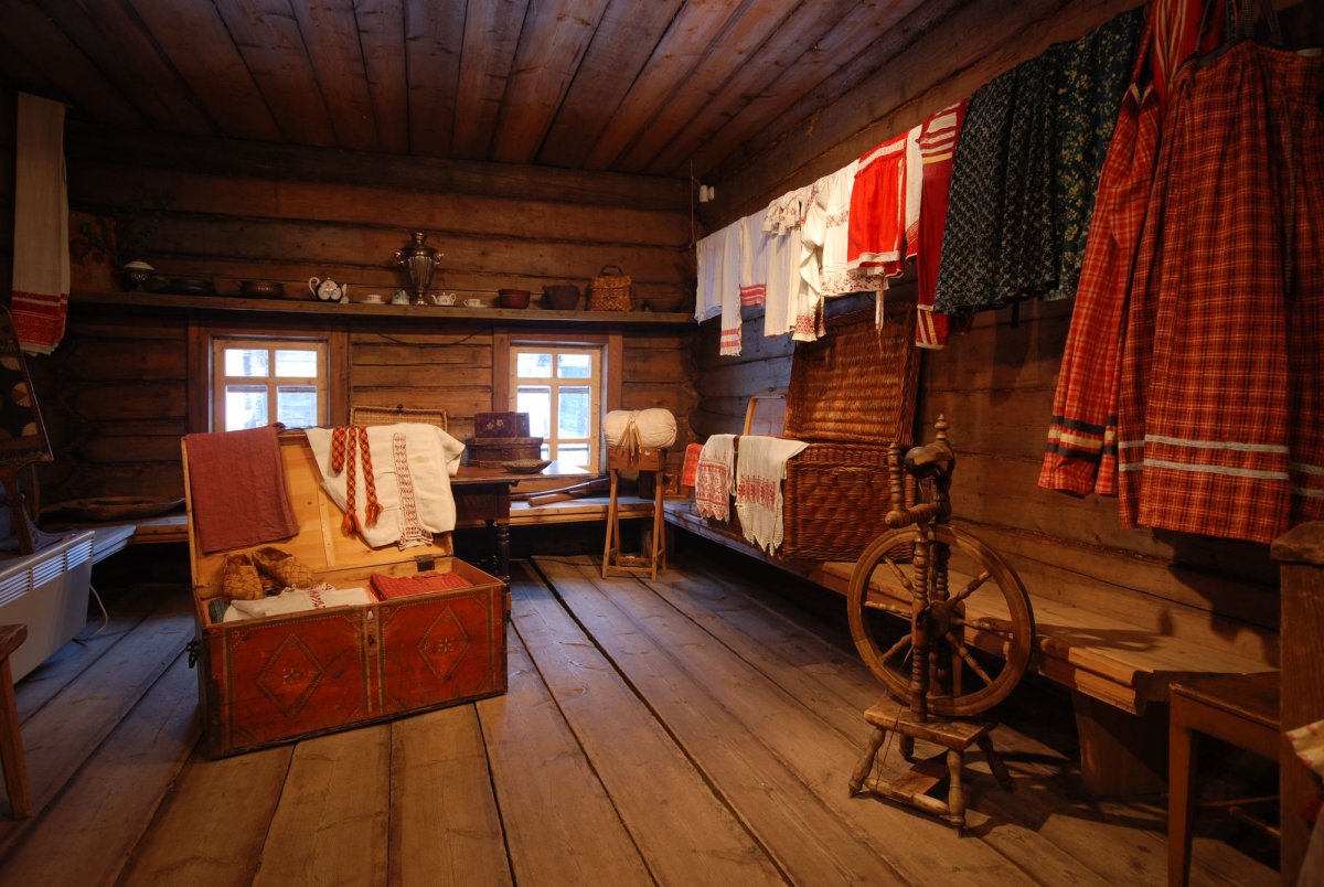 Дом зажиточного крестьянина 19 века в России