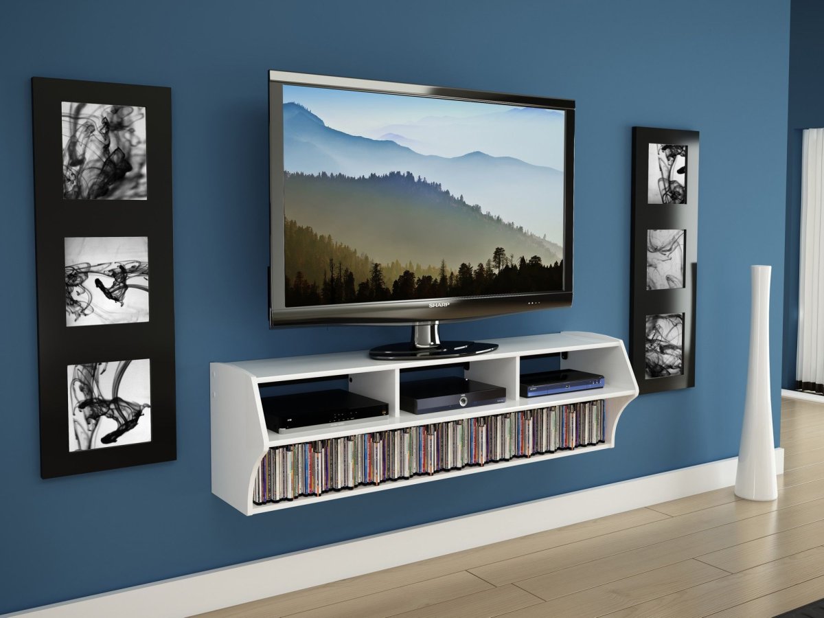 Настенные полки для телевизора