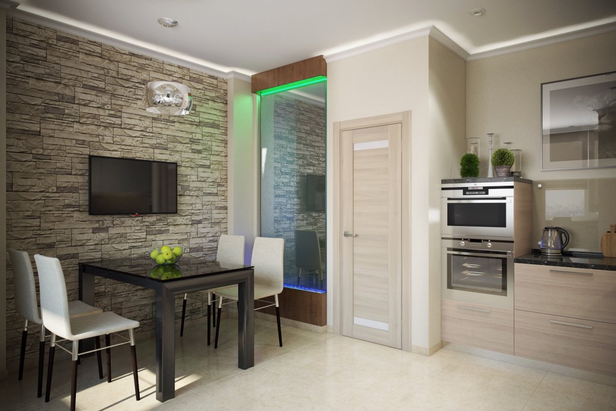 Интерьер кухни 6м2