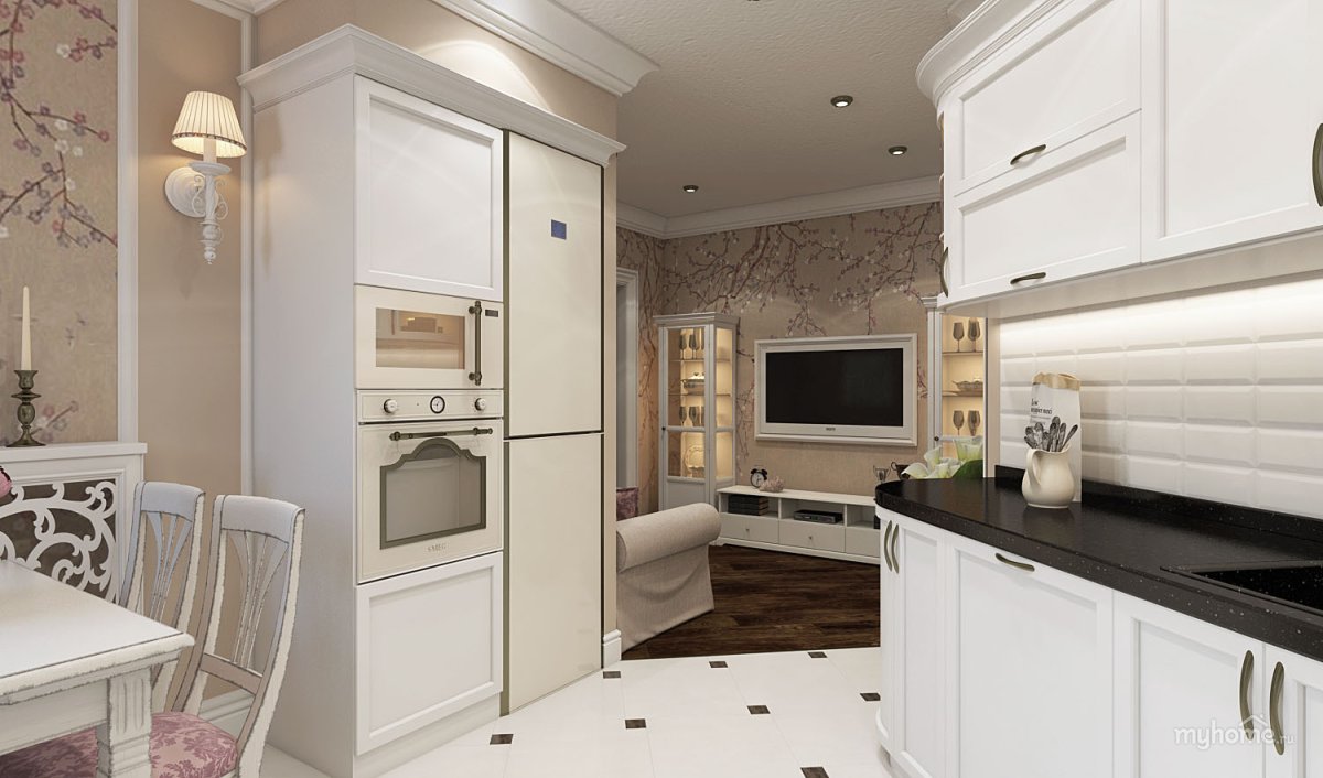 Большие кухни в квартире