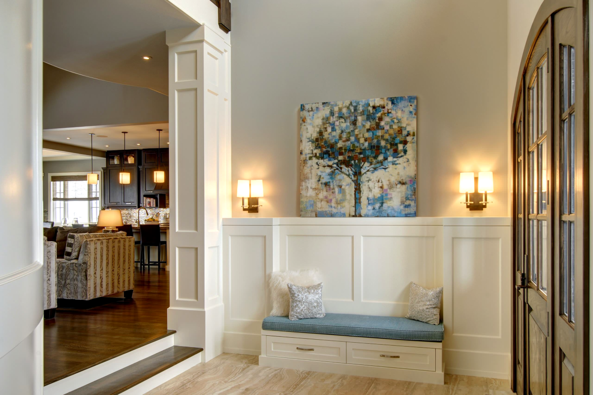 Прихожая с каретной стяжкой Стэлла 11кр