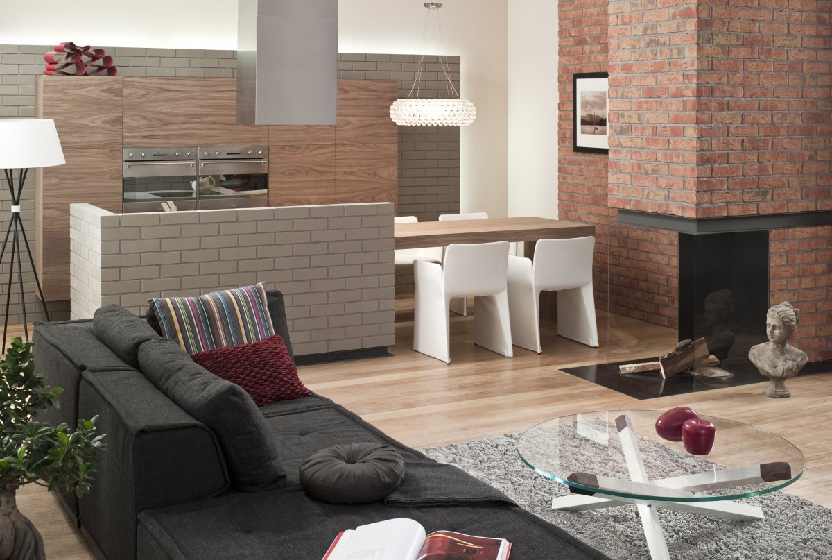 Клинкерная плитка в интерьере