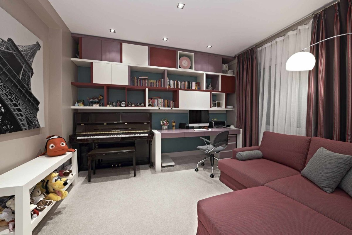 Интерьер молодежной комнаты