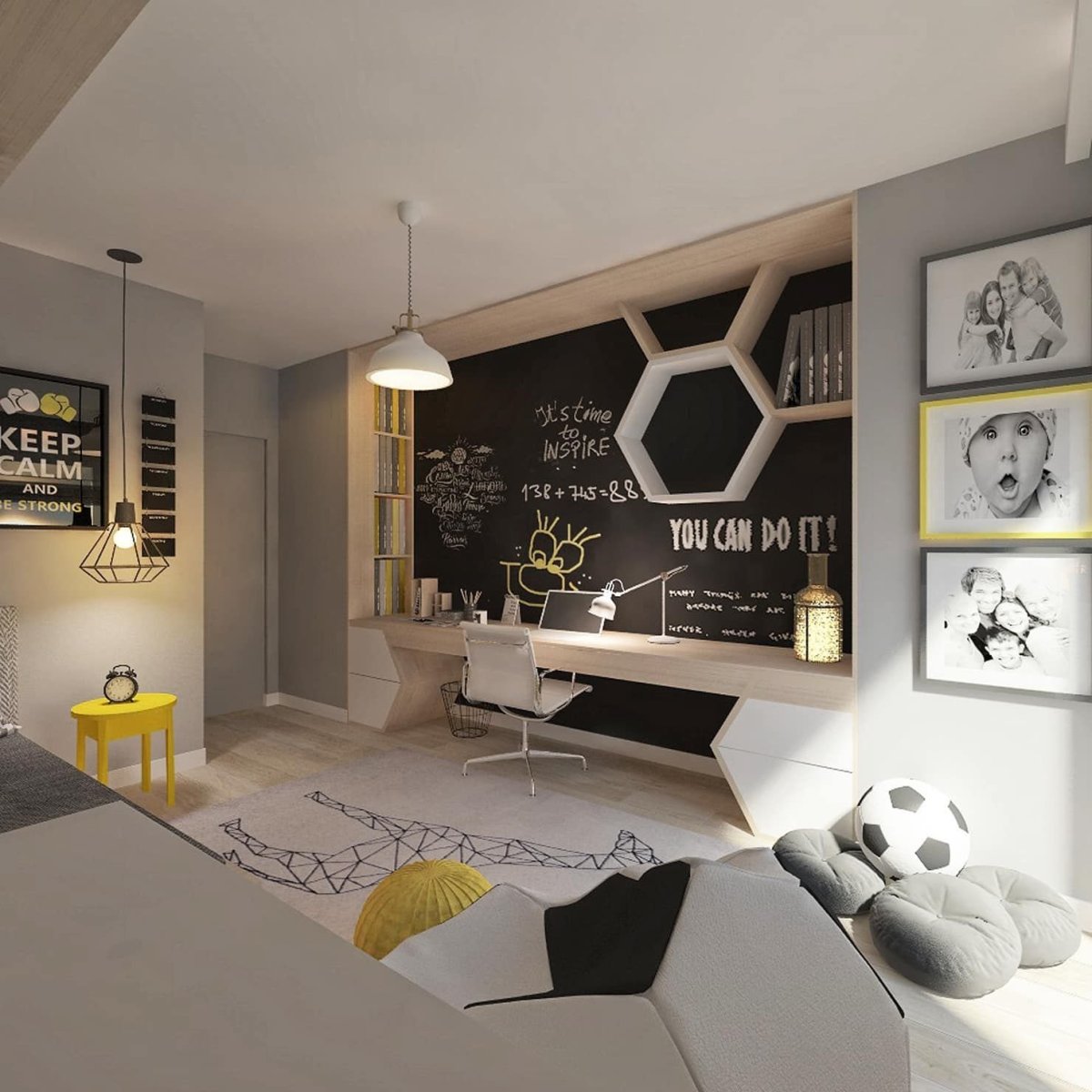 Спальня для подростка мальчика