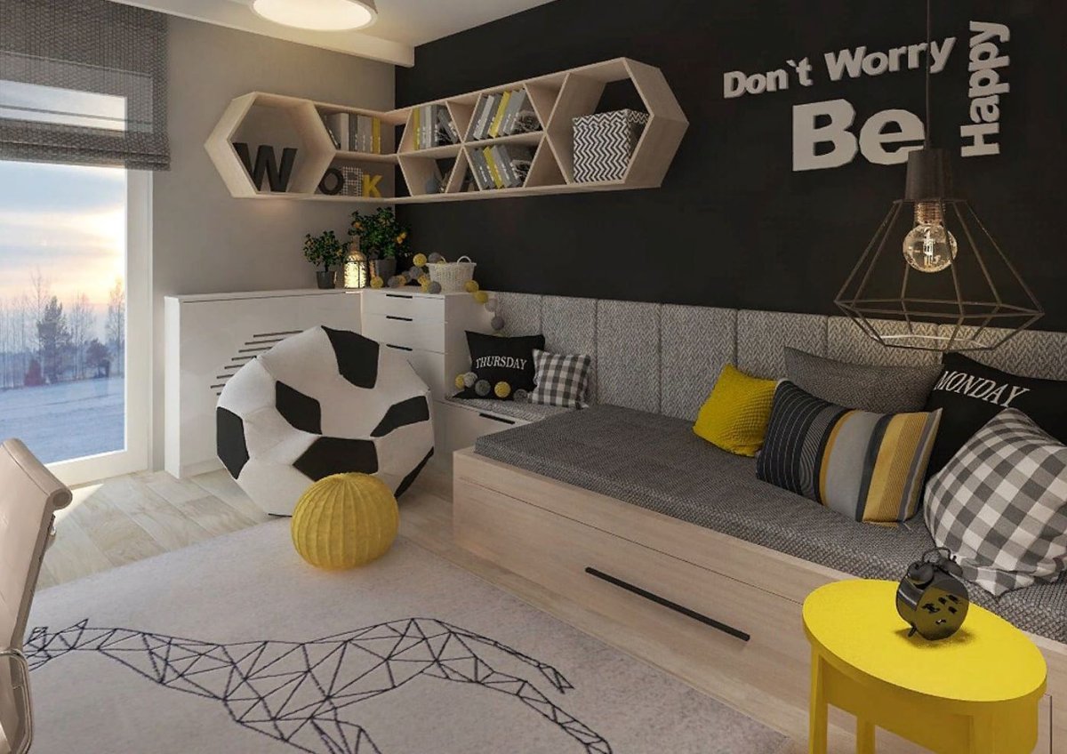 Комната для подростка мальчика