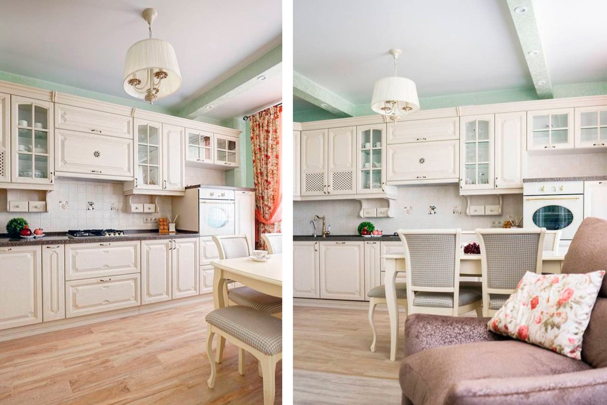 Кухня эмаль слоновая кость