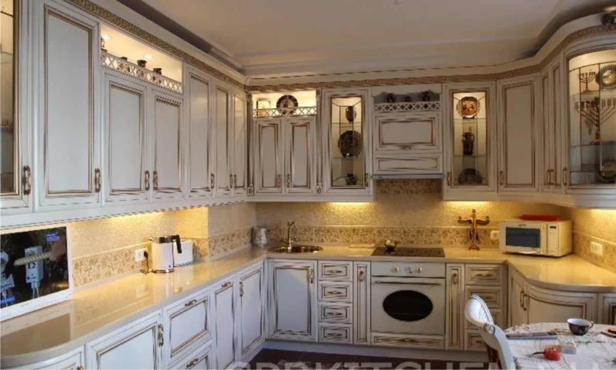 Кухня Неоклассика слоновой кости