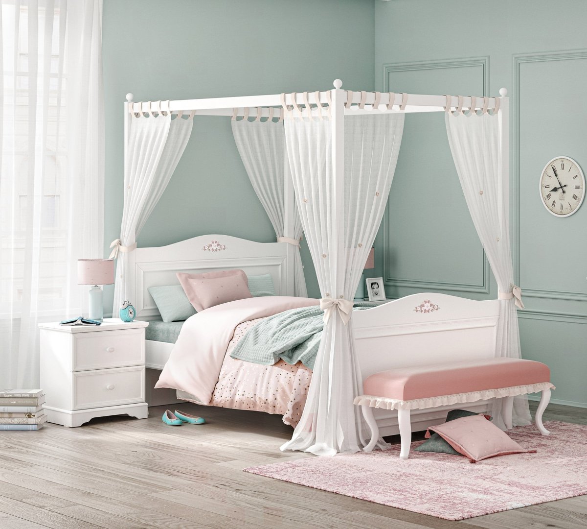 Кровать большая Rustic Cilek