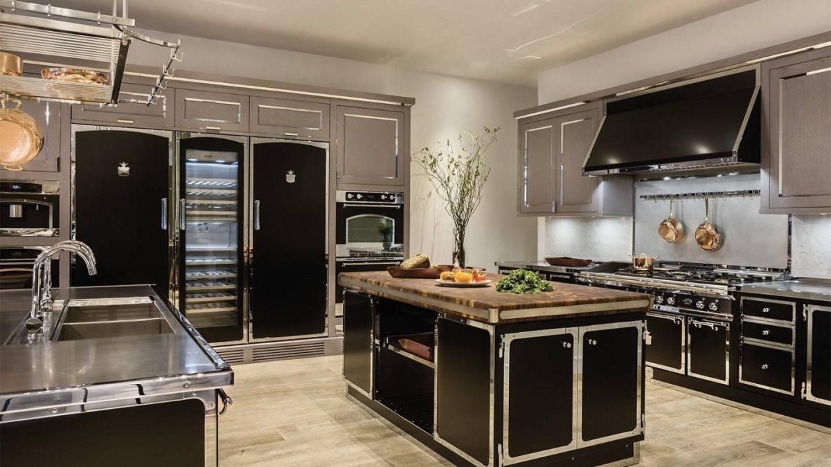 Металлическая кухня икеа Ворста