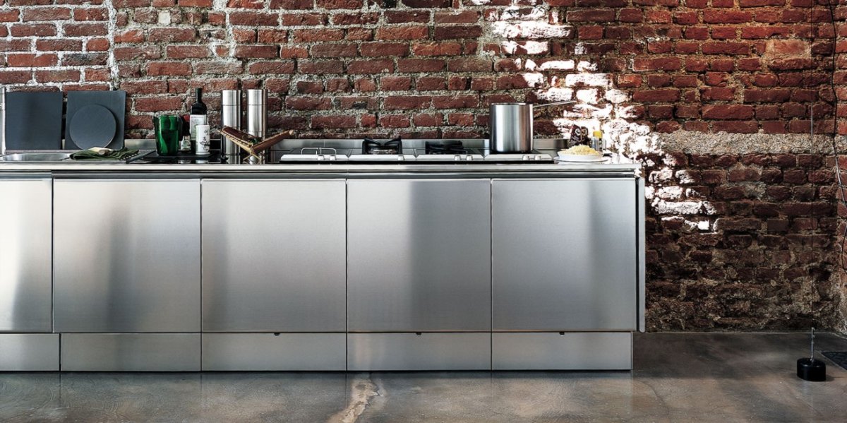 Кухни лофт олива