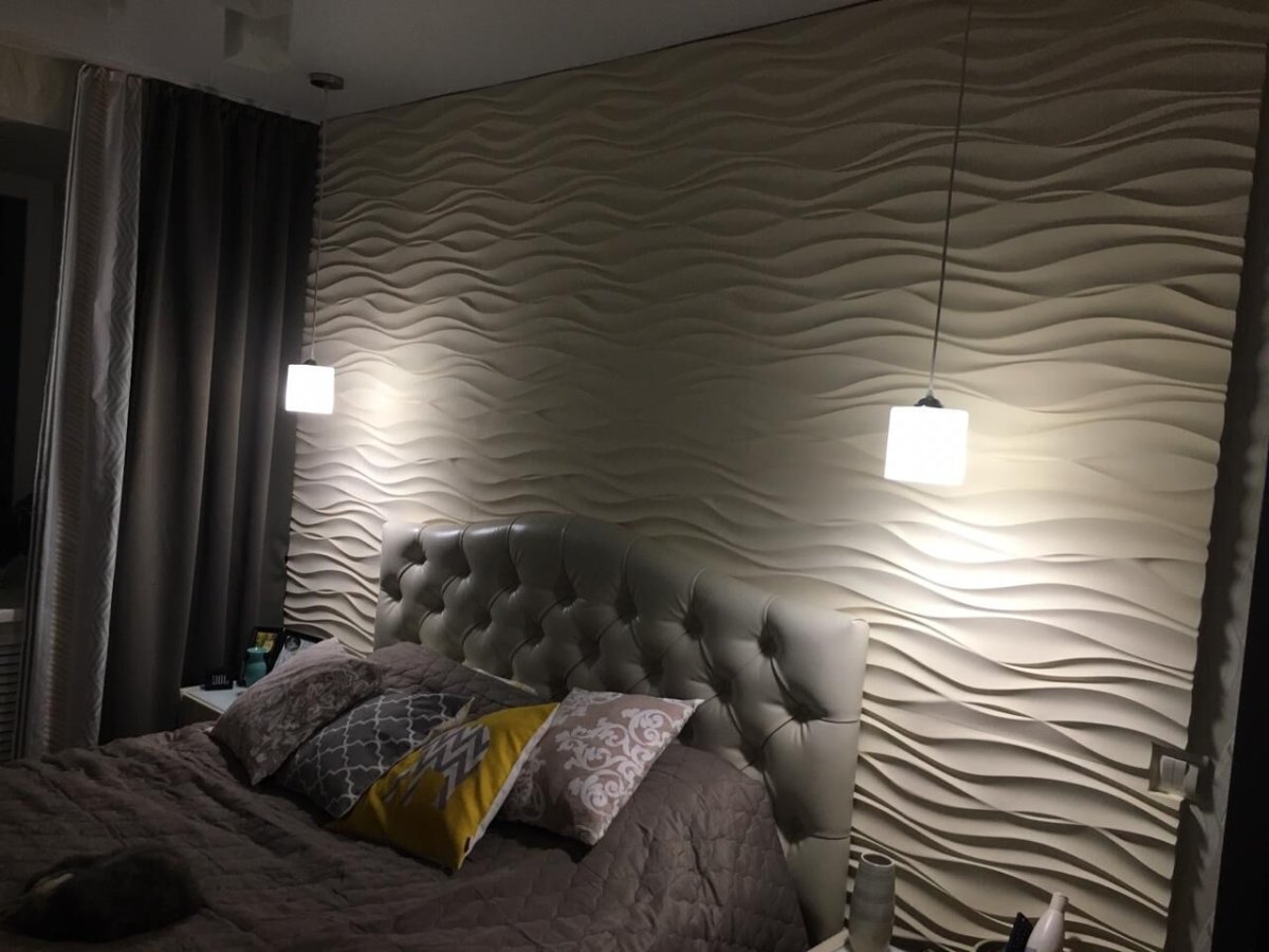 Гипсовая панель 3d Аравийская волна