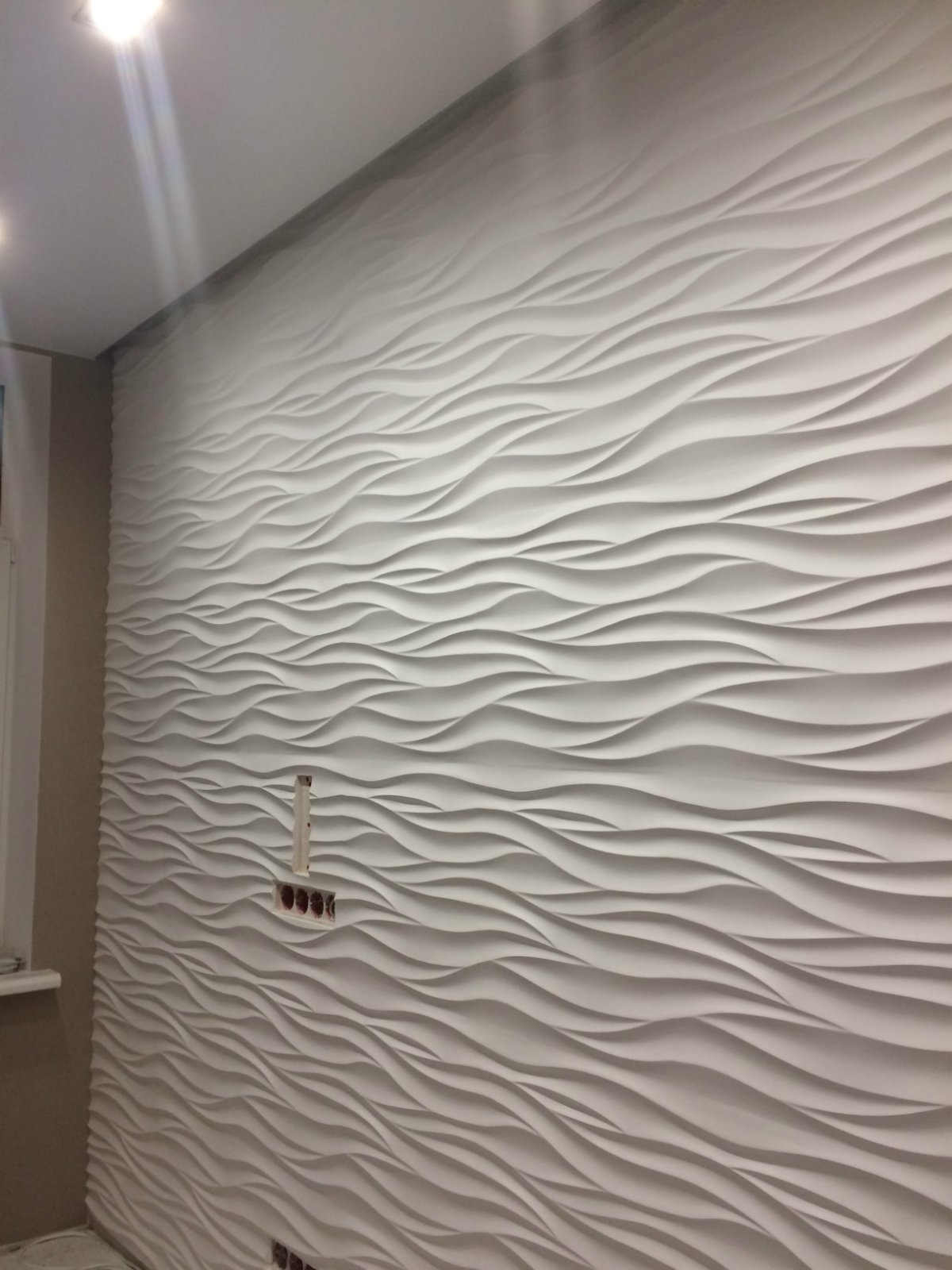Декоративная штукатурка волна