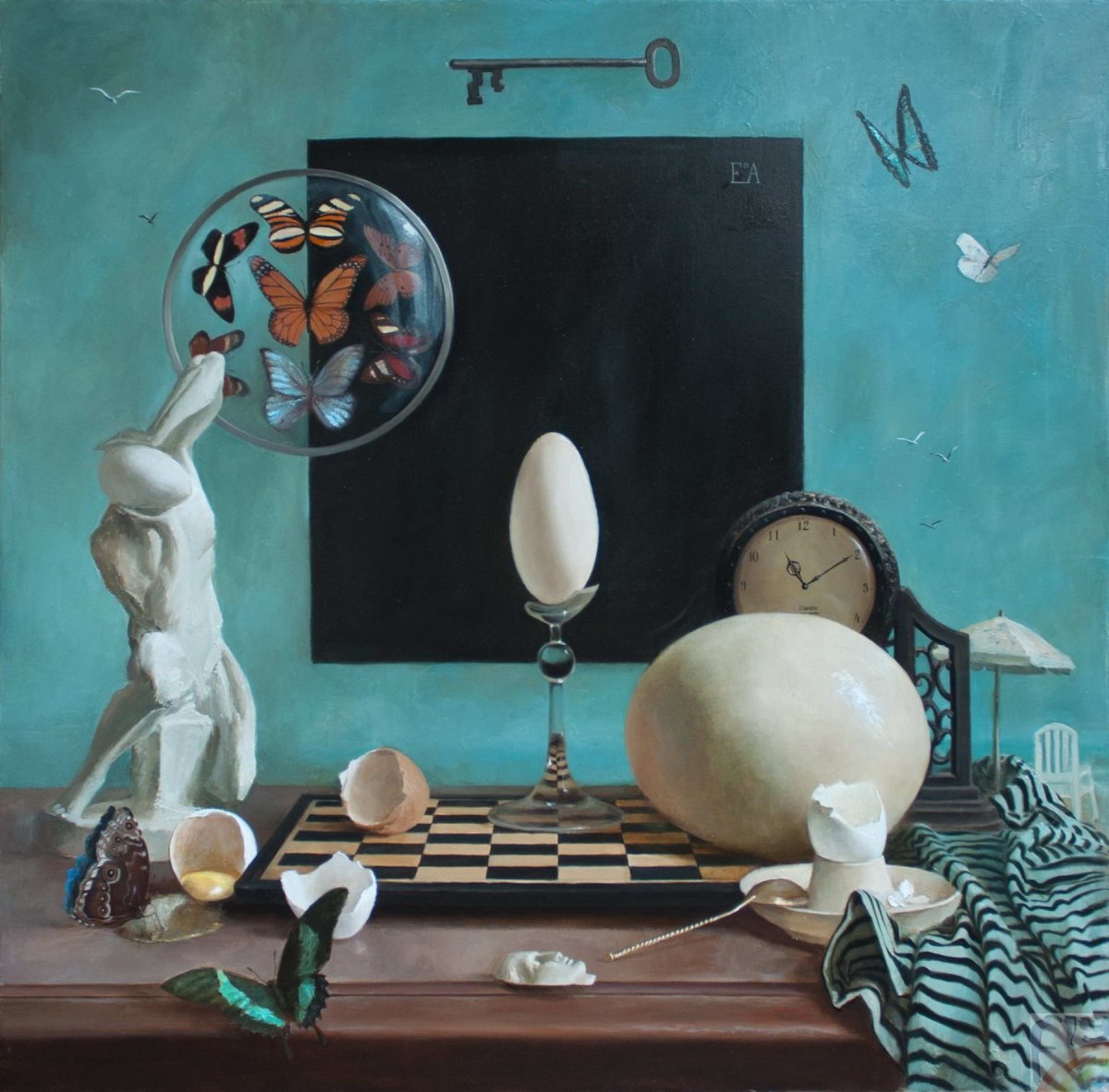 Роспись стен в ресторане