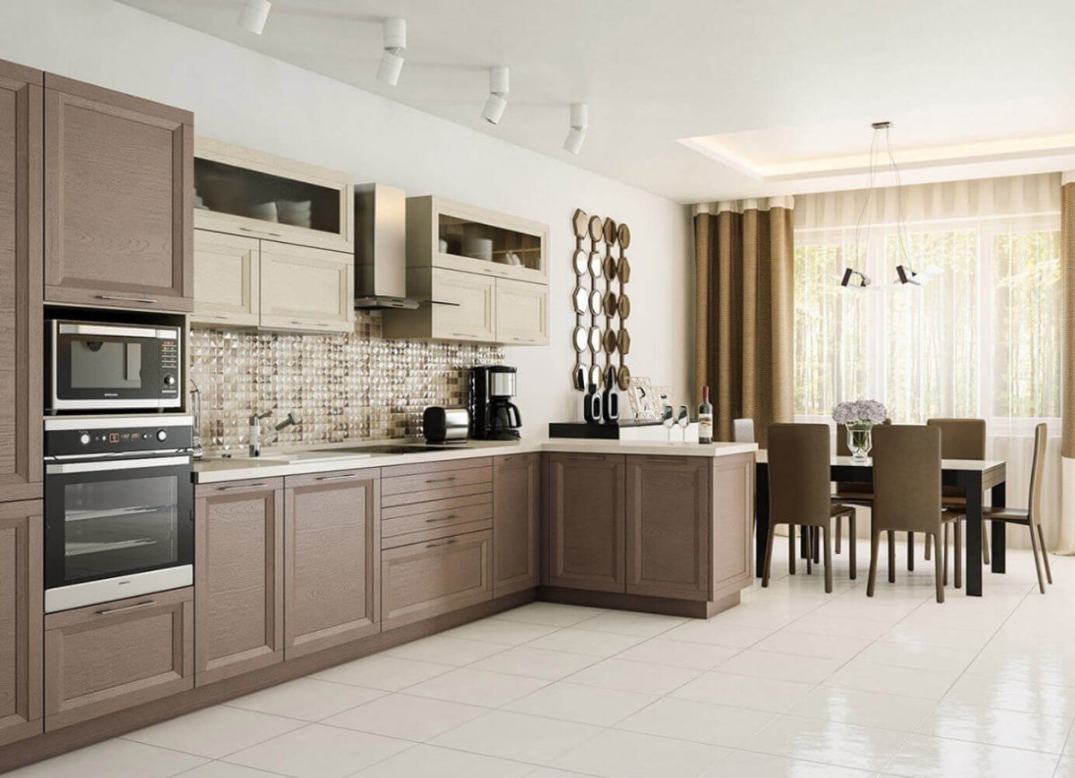 Кухня Неоклассика капучино