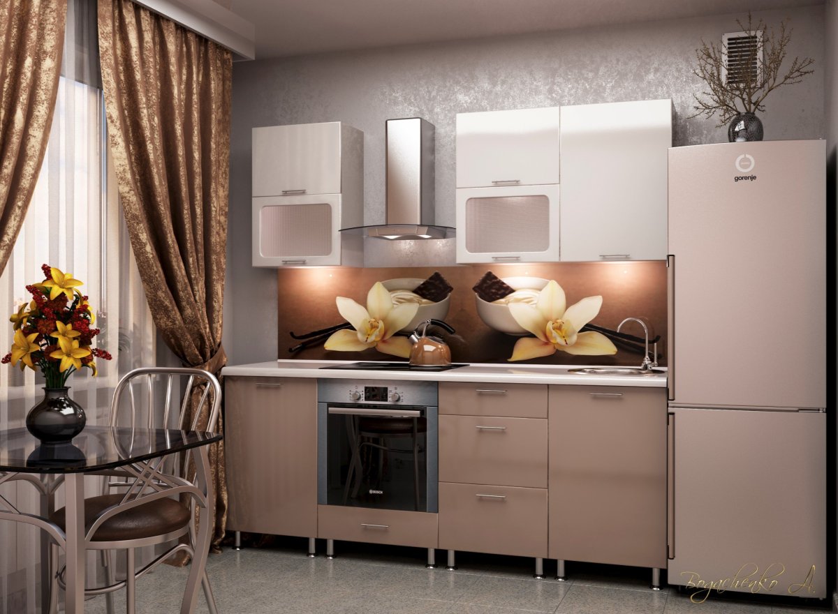 Кухня Фьюжн капучино Виват