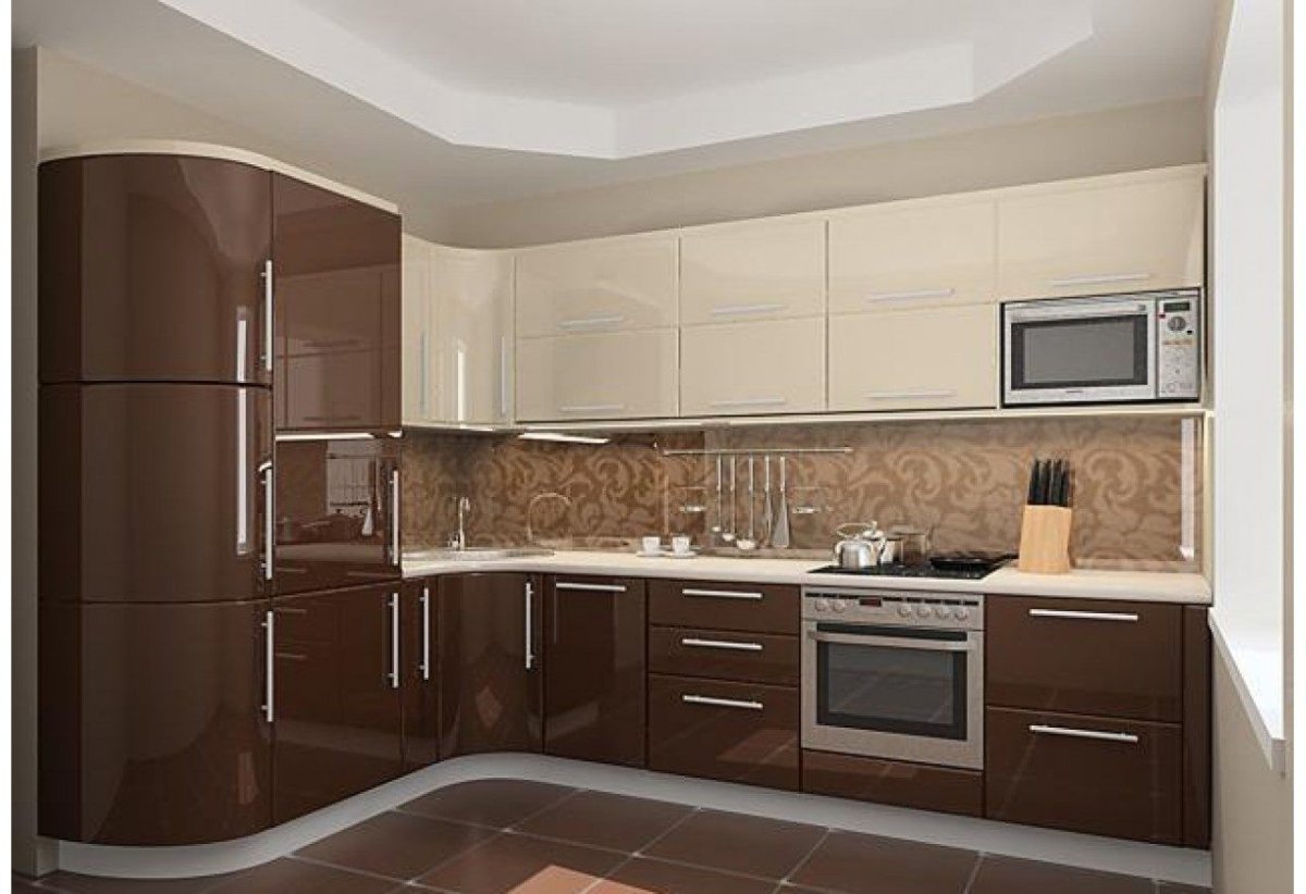 Кухня мокко шоколад 2м